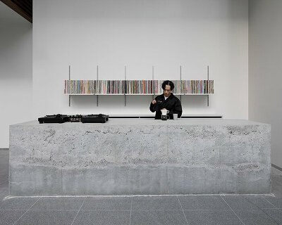 panasonic's technics café KYOTO by yusuke seki embraces soundscapes with DJ turntables