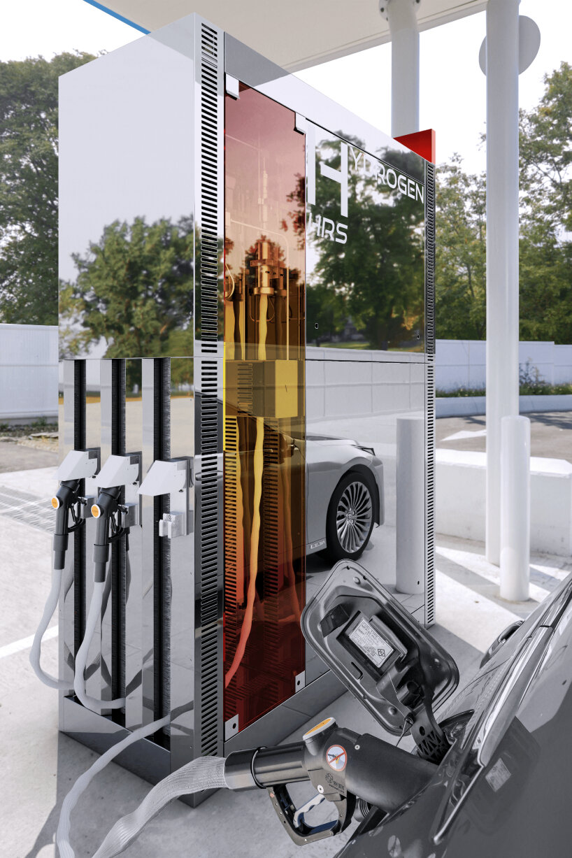 philippe starck HRS hydrogen refueling station cop28 dubai