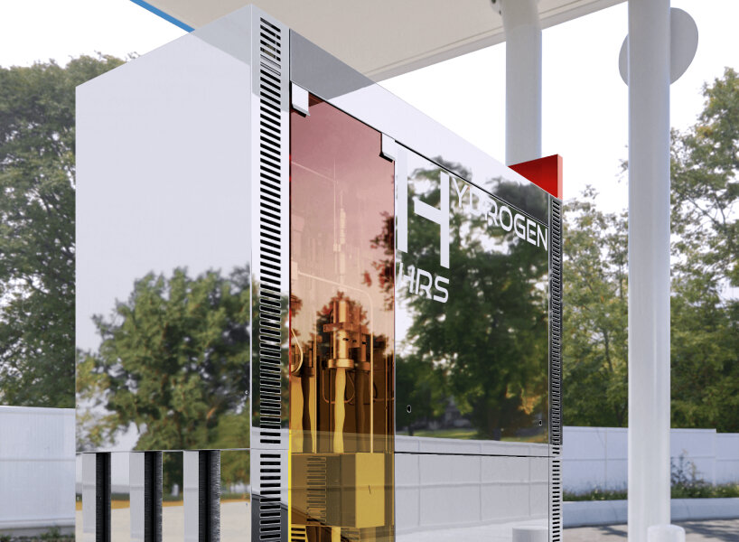 philippe starck HRS hydrogen refueling station cop28 dubai