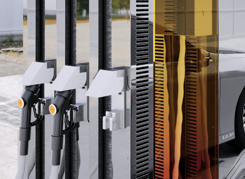 philippe starck HRS hydrogen refueling station cop28 dubai