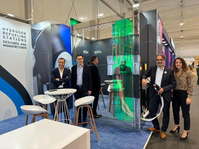 philippe starck HRS hydrogen refueling station cop28 dubai