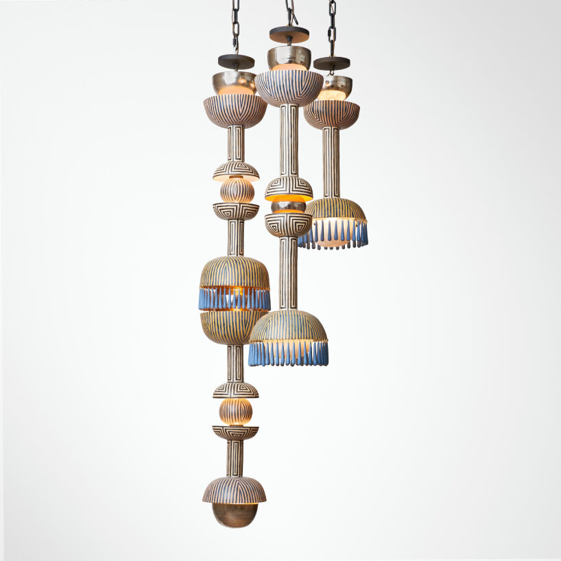 jeremy anderson gallery fumi design miami clay lamps