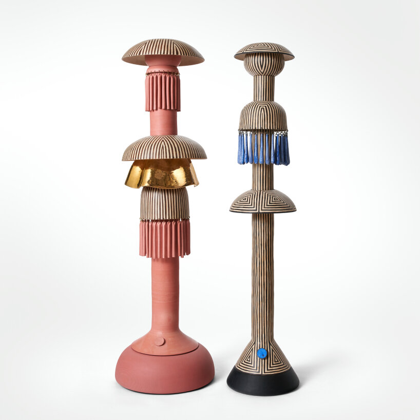 jeremy anderson gallery fumi design miami clay lamps