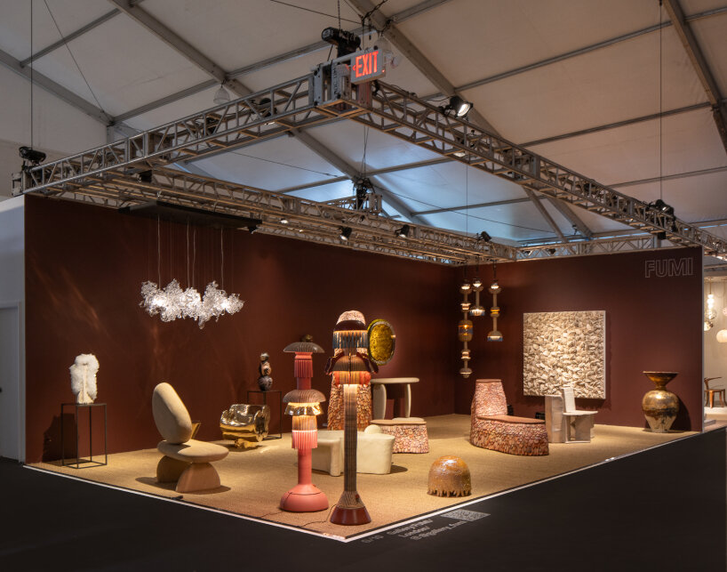 jeremy anderson gallery fumi design miami clay lamps