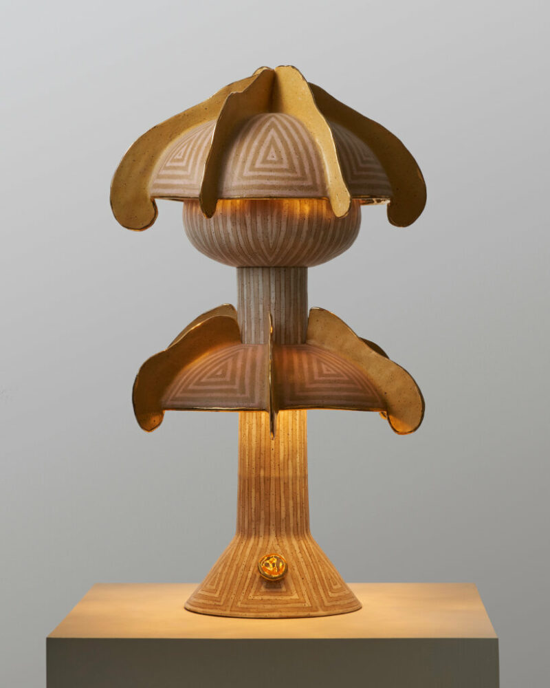 jeremy anderson gallery fumi design miami clay lamps