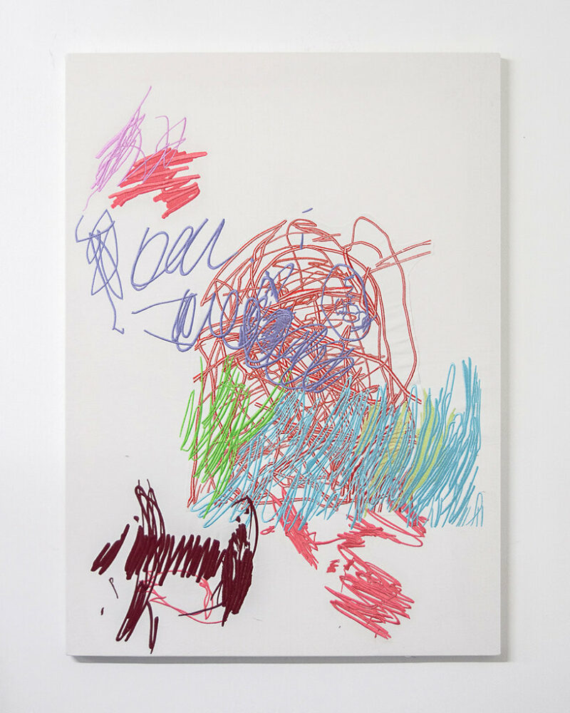 so many impossible things have happened 2021 65 x 90 cm embroidery on fabric