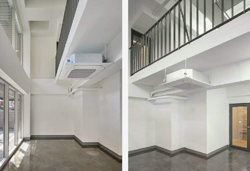 each floor serves a distinct purpose, from neighborhood facilities to family accommodations