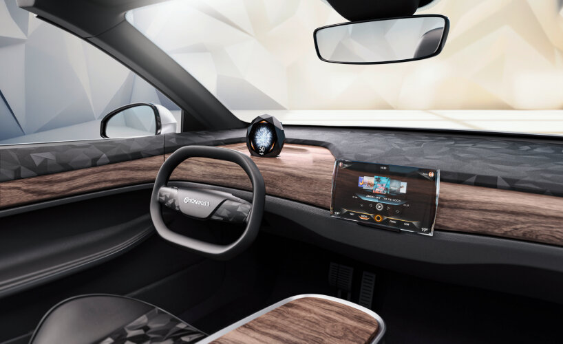 continental swarovski world's first transparent car display ces 2024