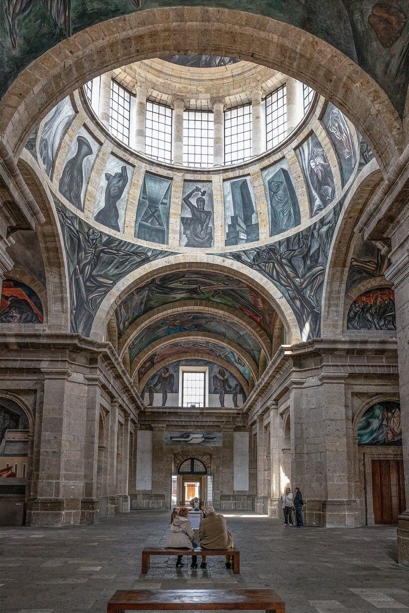 danica o. kus captures josé celemente orozco's historic murals at mexico's cabañas museum