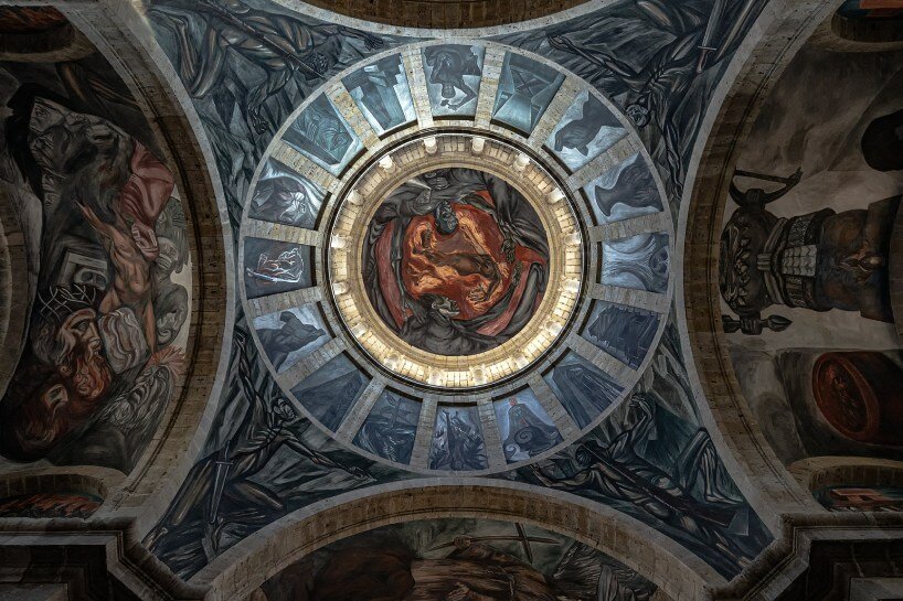 danica o. kus captures josé celemente orozco's historic murals at mexico's cabañas museum