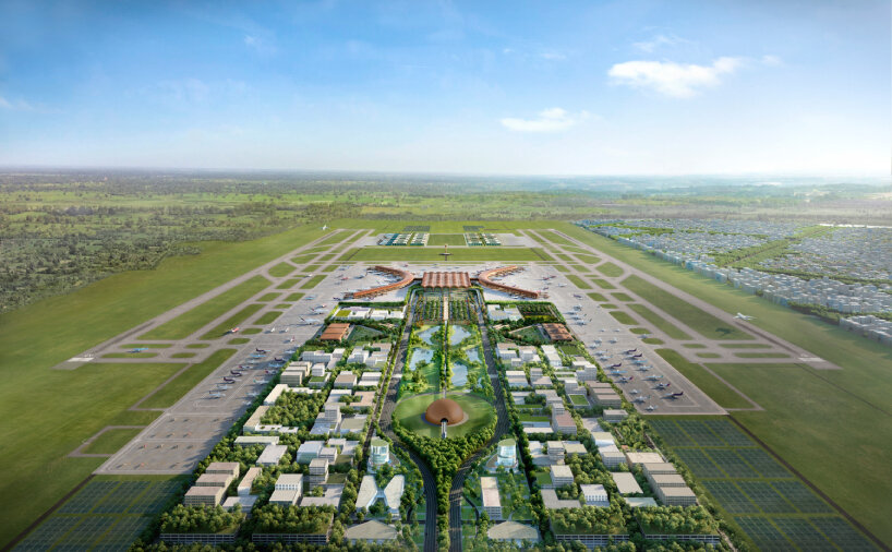 foster partners techo international airport phnom penh cambodia