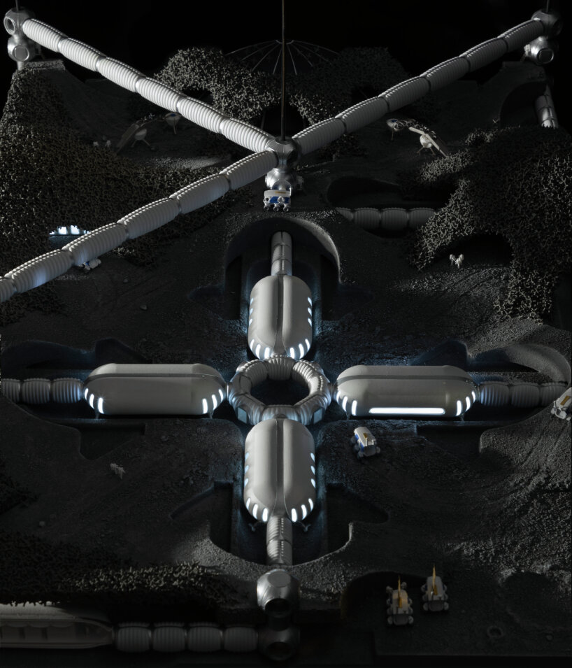 hassell modular moon habitat european space agency