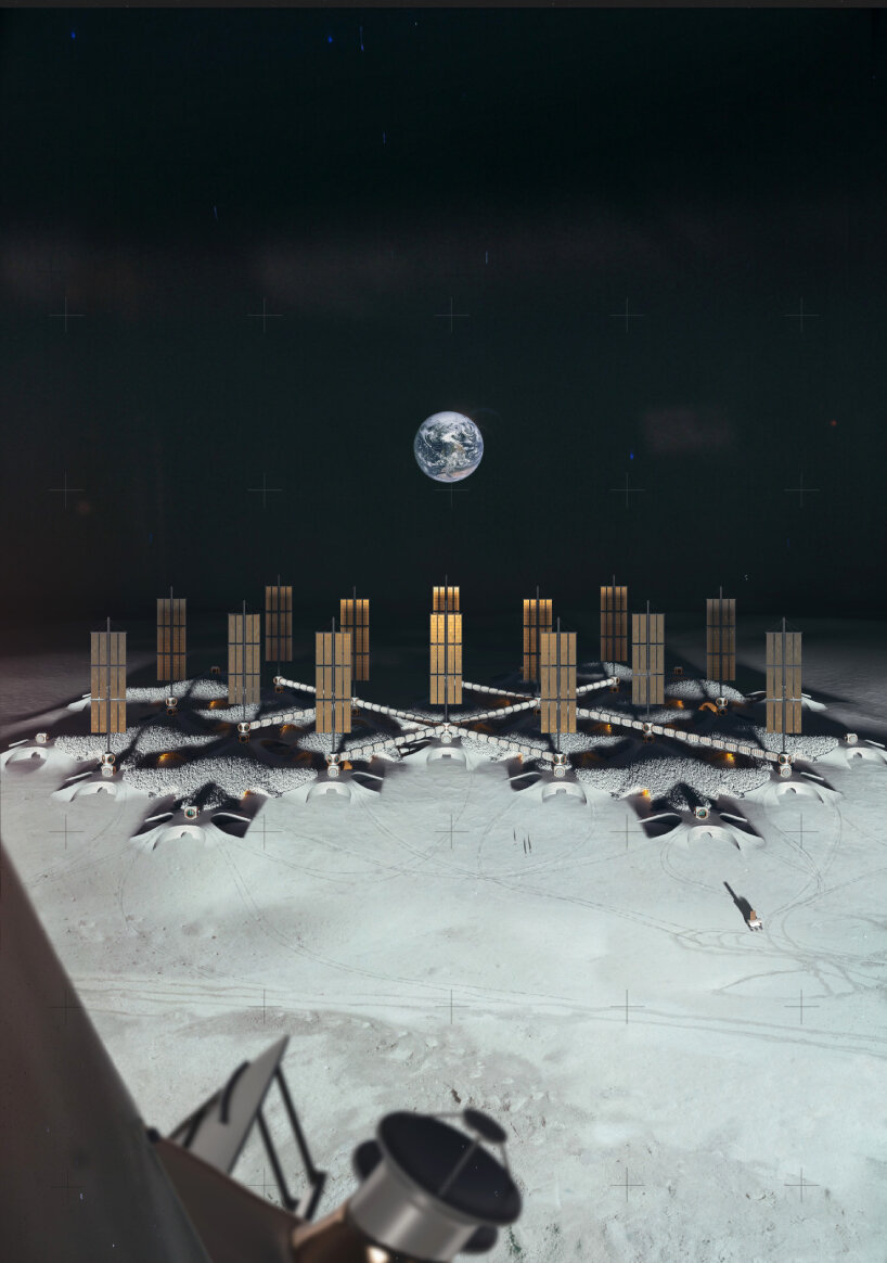 hassell modular moon habitat european space agency