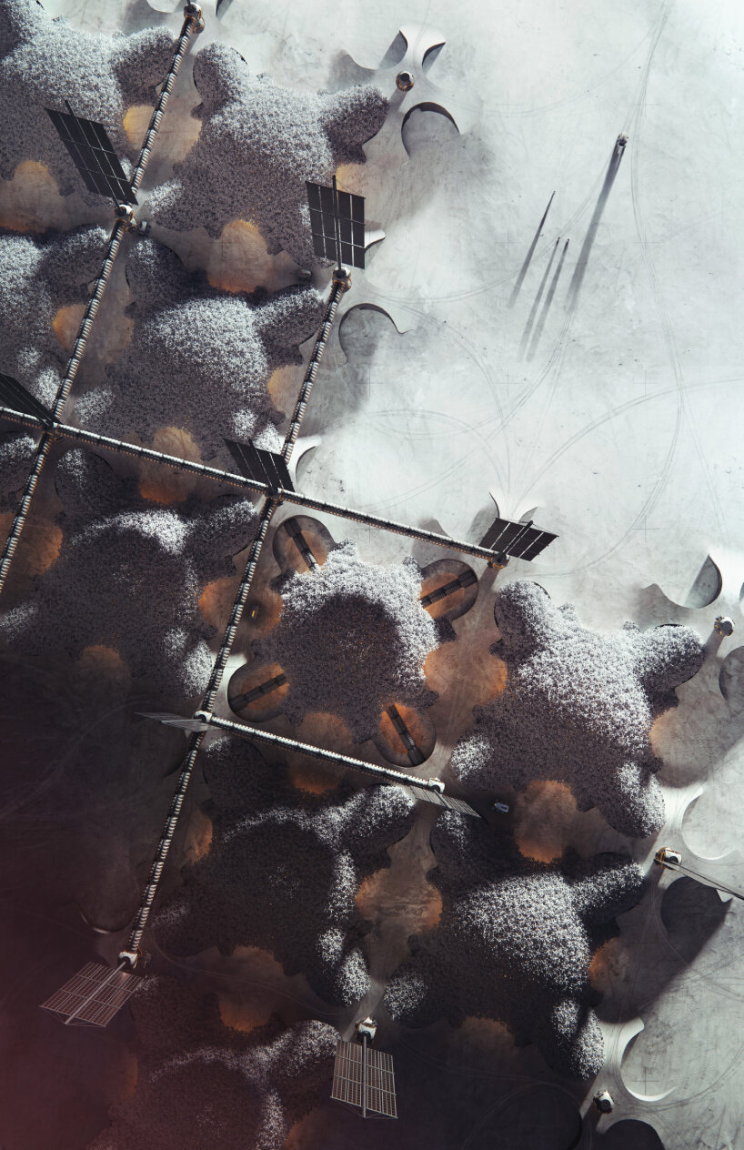 hassell modular moon habitat european space agency