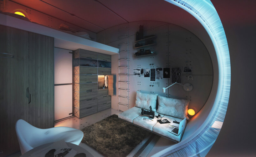 hassell modular moon habitat european space agency