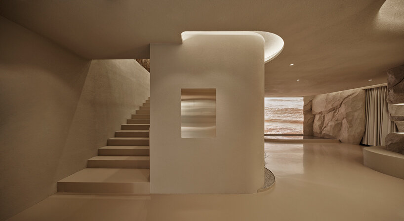 LMTLS clads korean beauty store with rocky texture echoing madagascar's pristine nature