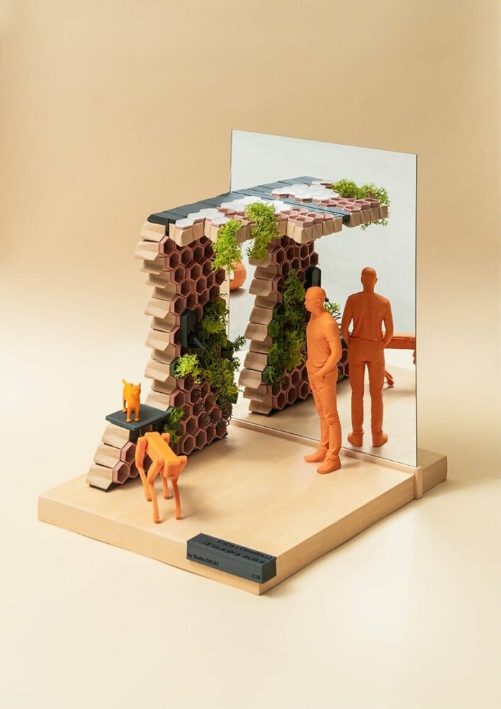 sustainable shelter infrastructure for electric vehicle (EV) charging station using TCS and KSS building systems