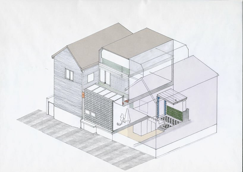 section sketch by Heechan Park, Studio Heech