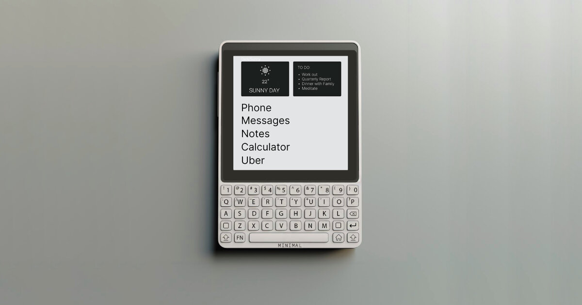 minimal phone can still run apps like navigation and ride-sharing 