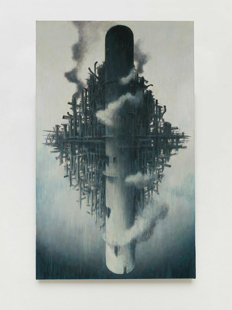 Minoru Nomata, ghost-2, 2014, oil on canvas, 130.8 x 80.6 cm | 51 1/2 x 31 3/4 in. © the artist. courtesy White Cube