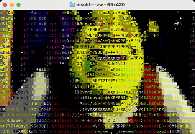 mschf ascii theater