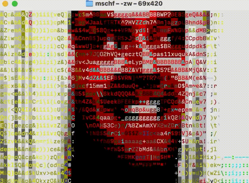 mschf ascii theater