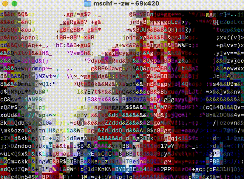 mschf ascii theater