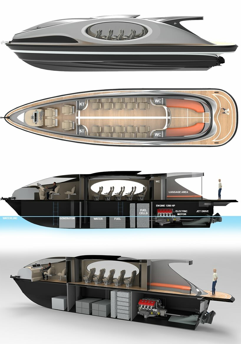 Futuristic Elegance: Pierpaolo Lazzarini's Palladio Yacht