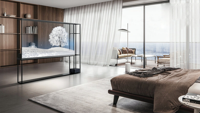 lg samsung transparent led displays ces 2024