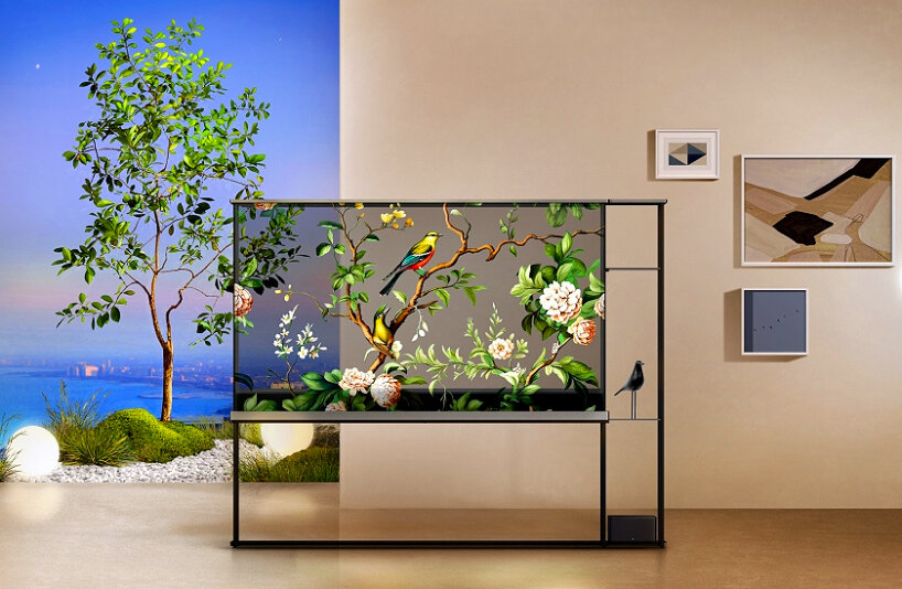 lg samsung transparent led displays ces 2024