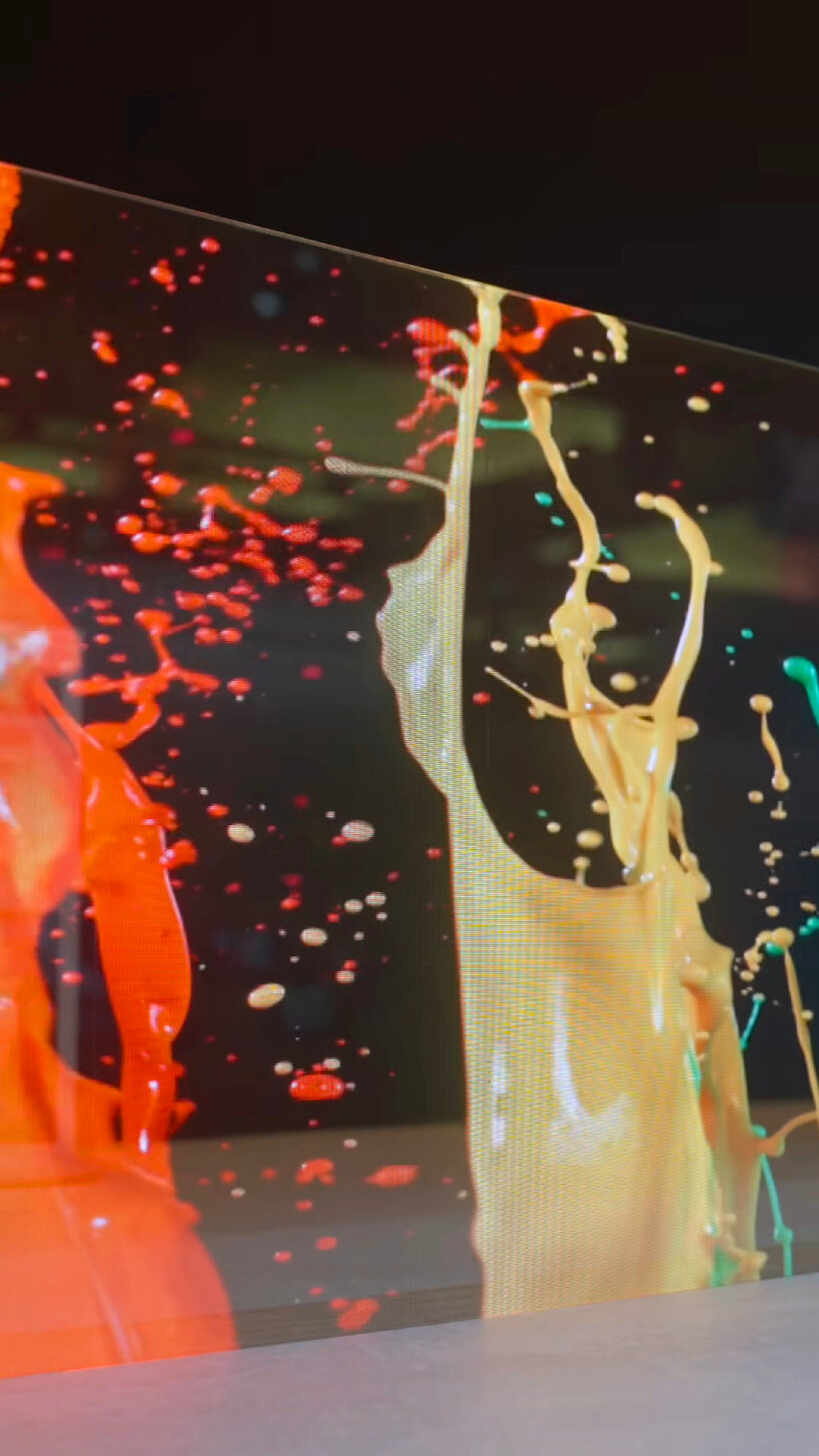 lg samsung transparent led displays ces 2024