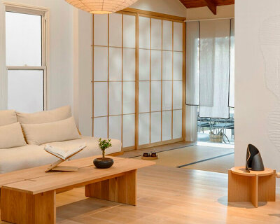 shoji house's renovation infuses traditional japanese elements into modern setting in israel