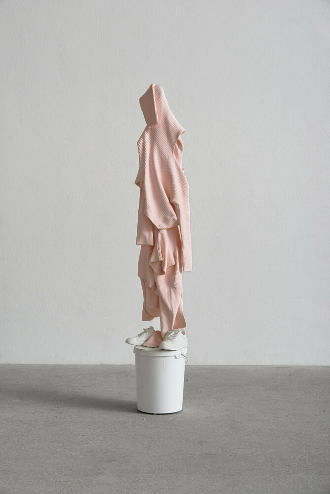  Repentance (After Donatello), 2023; aluminium, paint; 103 kg, 210 x 40 x 40 cm; Ed. 1 of 3 + 2 AP | image © Markus Gradwohl