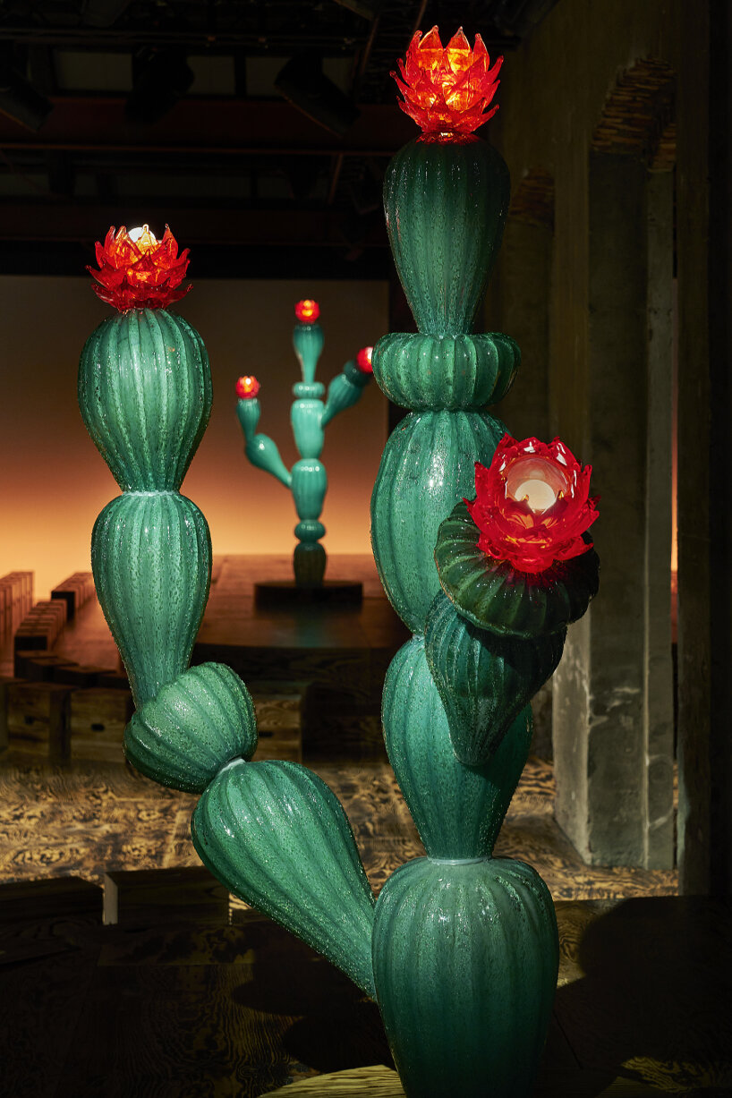 bottega veneta FW24 le corbusier murano glass cacti