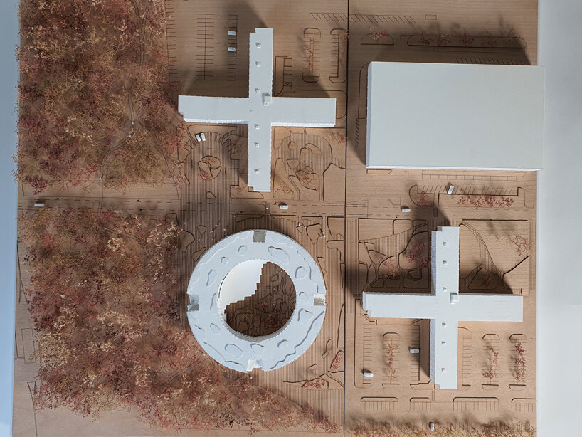 henning larsen's winning proposal prioritizes sustainability for CERN B777 in france