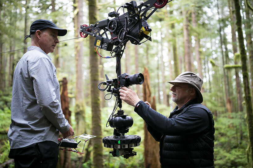 Burtynsky with with Tom Comet in Port Renfrew, BC, Canada, 2017 | photograph by TJ Watt, courtesy of the Studio of Edward Burtynsky