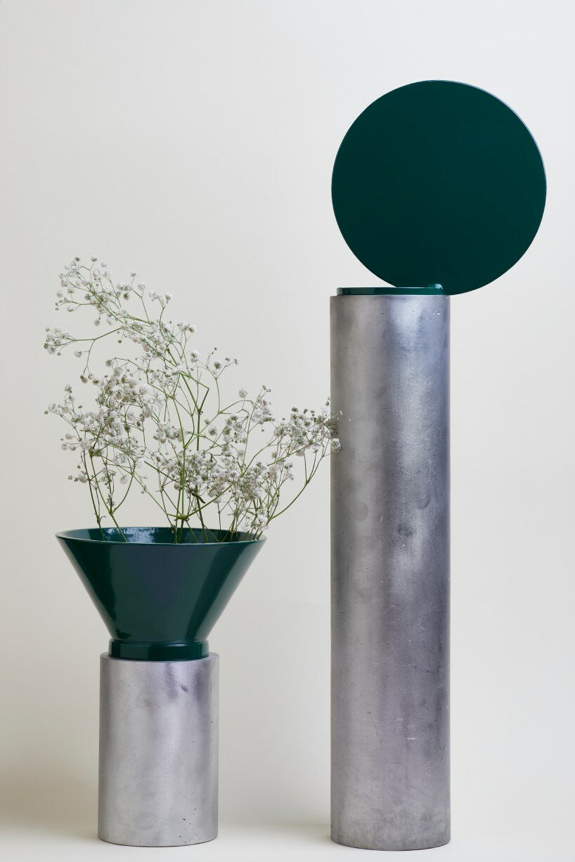 etienne bastormagi debuts reconfigurable industrial vases at doha design 2024