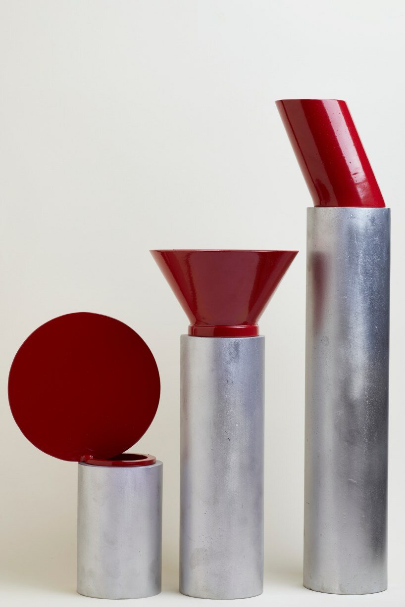 etienne bastormagi debuts reconfigurable industrial vases at doha design 2024