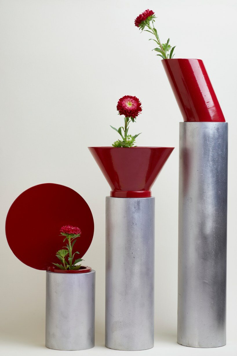 etienne bastormagi debuts reconfigurable industrial vases at doha design 2024