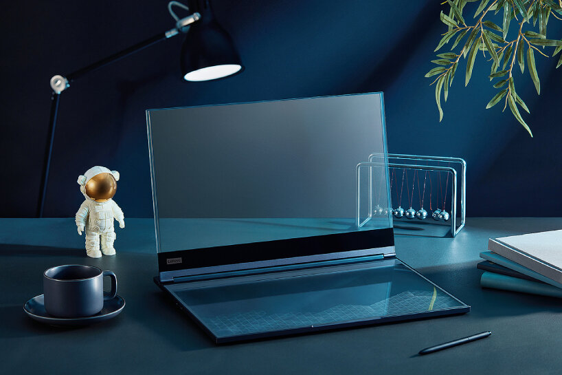lenovo transparent display laptop keyboard thinkbook mwc 2024