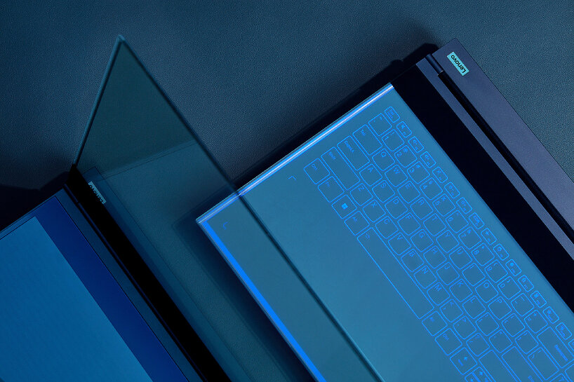 lenovo transparent display laptop keyboard thinkbook mwc 2024