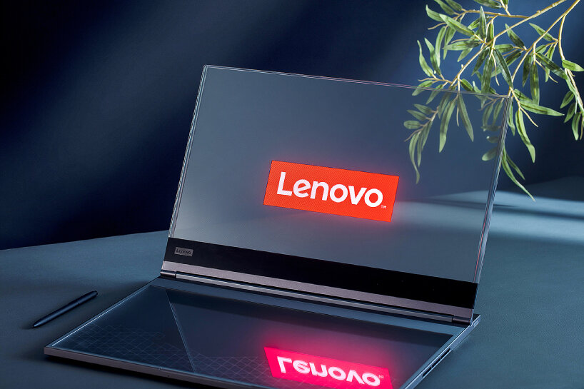 lenovo transparent display laptop keyboard thinkbook mwc 2024