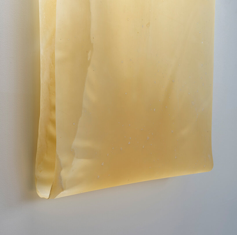  natural material studio explores light through bio-textiles objects 