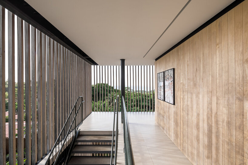 open-air corridors link the hotel's blocks and functional spaces