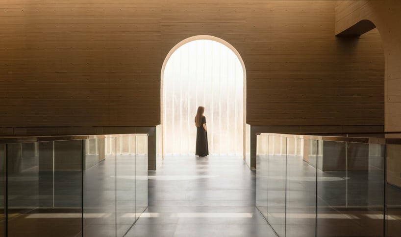 the retreat seamlessly integrates with the natural environment, offering a tranquil atmosphere for guests