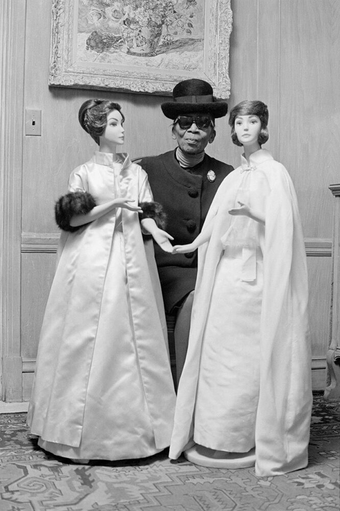 Ann Lowe with the First Lady doll from the Evyan Collection, 1966 | Johnson Publishing Company Archive. Courtesy J.Paul Getty Trust & Smithsonian National Museum of African American History & Culture