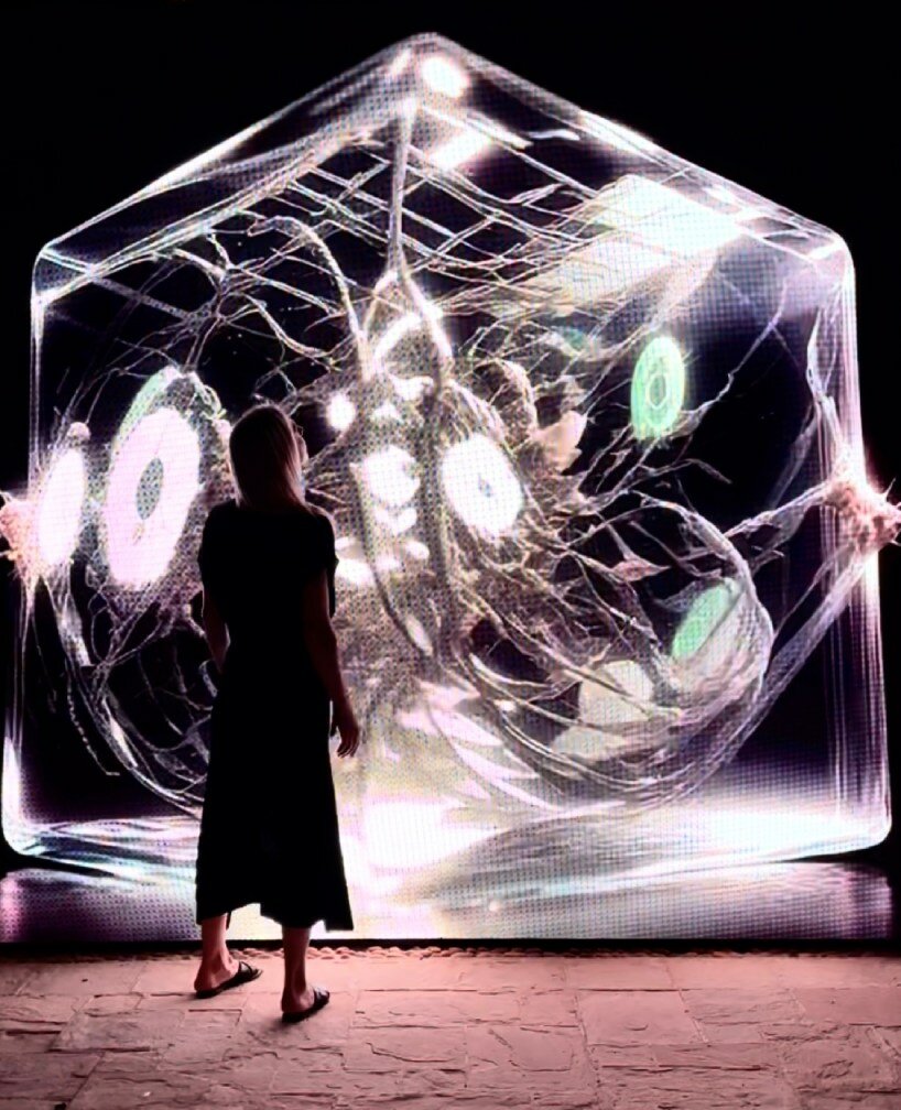 ouchhh brings out-of-this-world 'painting of humanity' with CERN to art dubai digital 2024