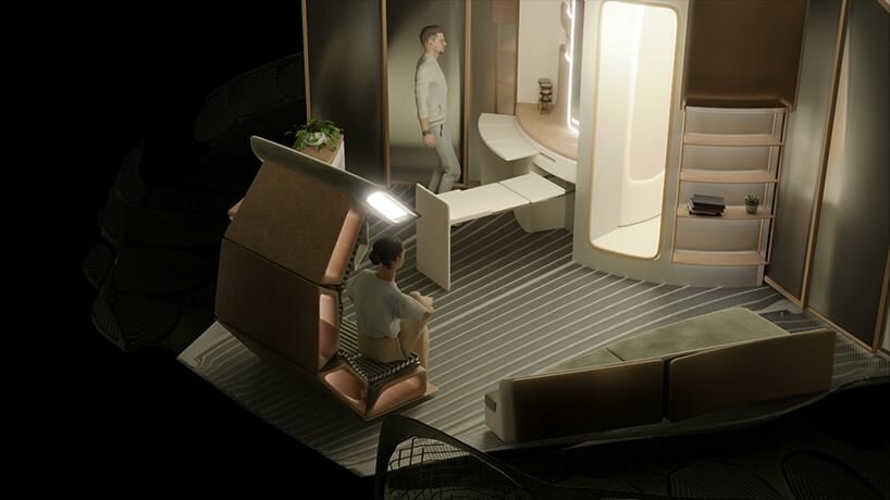 interior render - expanded state