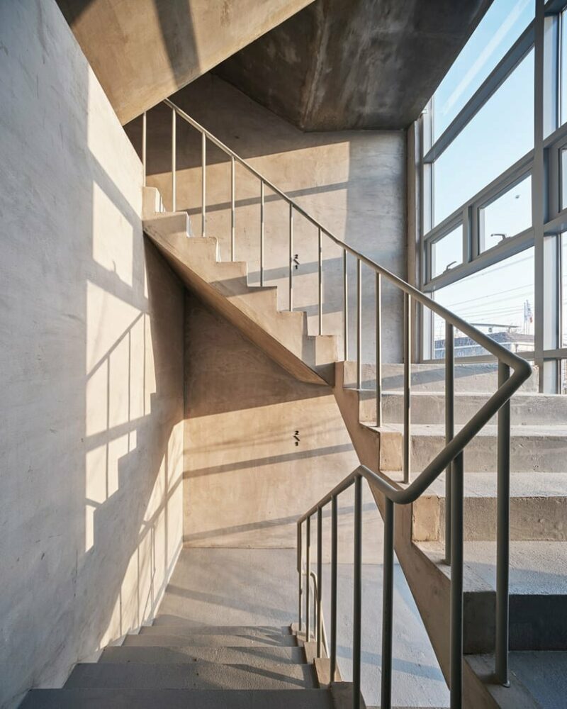 through thoughtful design, the building presents a visually captivating and functionally efficient space