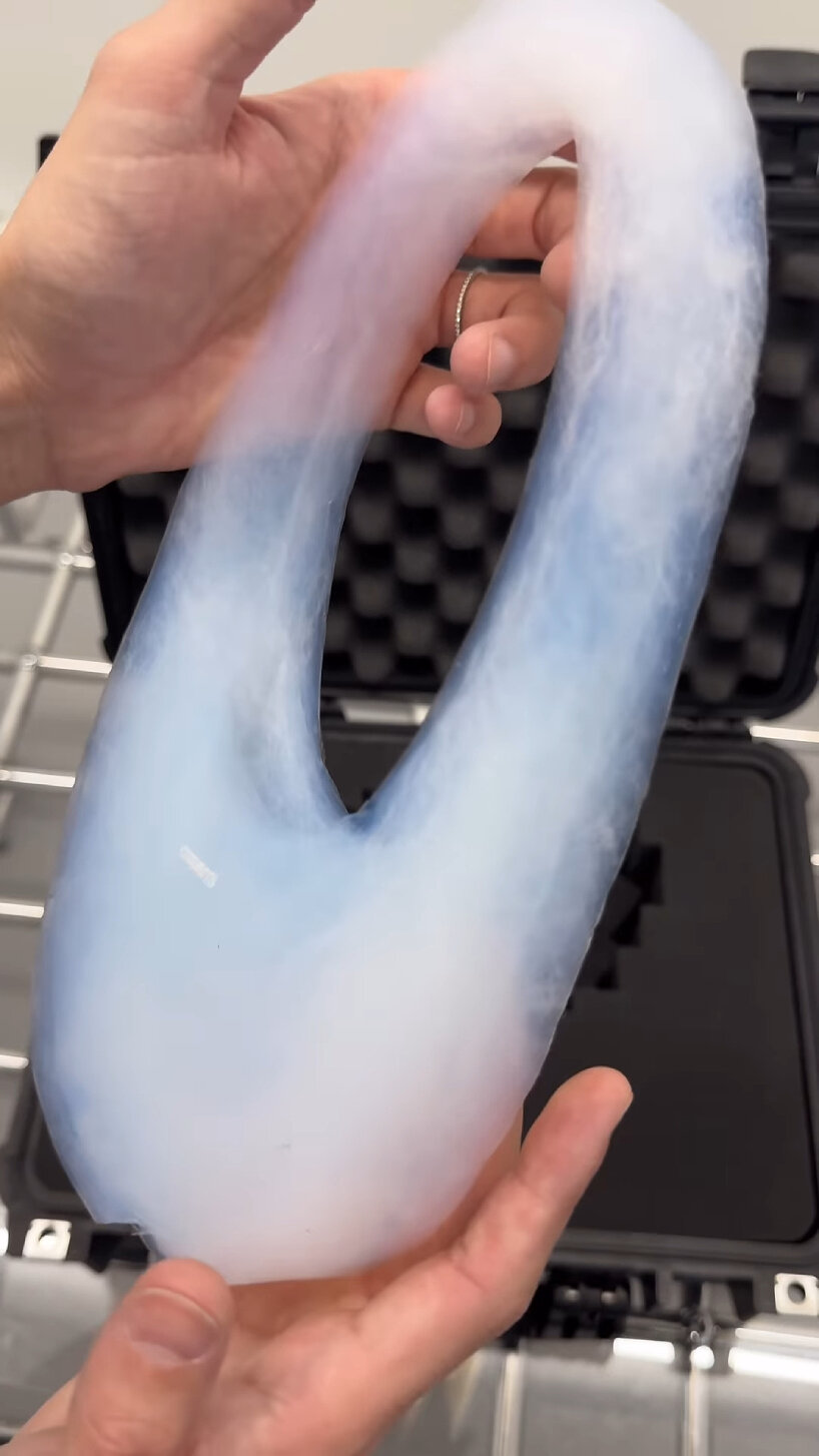 coperni air swipe bag nasa aerogel